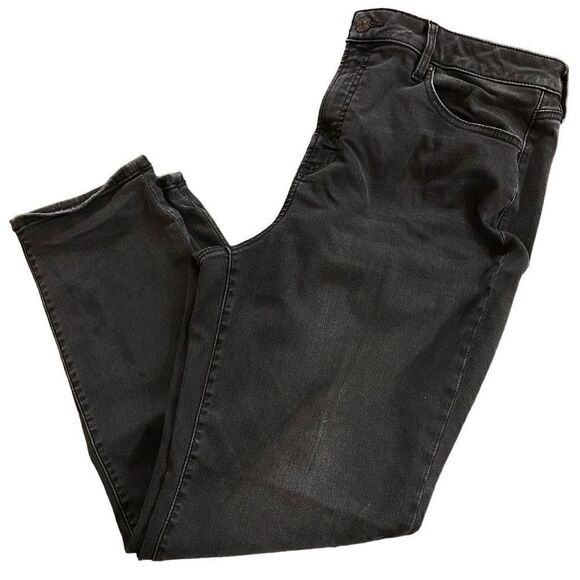 Chico's High Rise skinny ankle color: washed carbon jeans size 16R - Picture 1 of 6